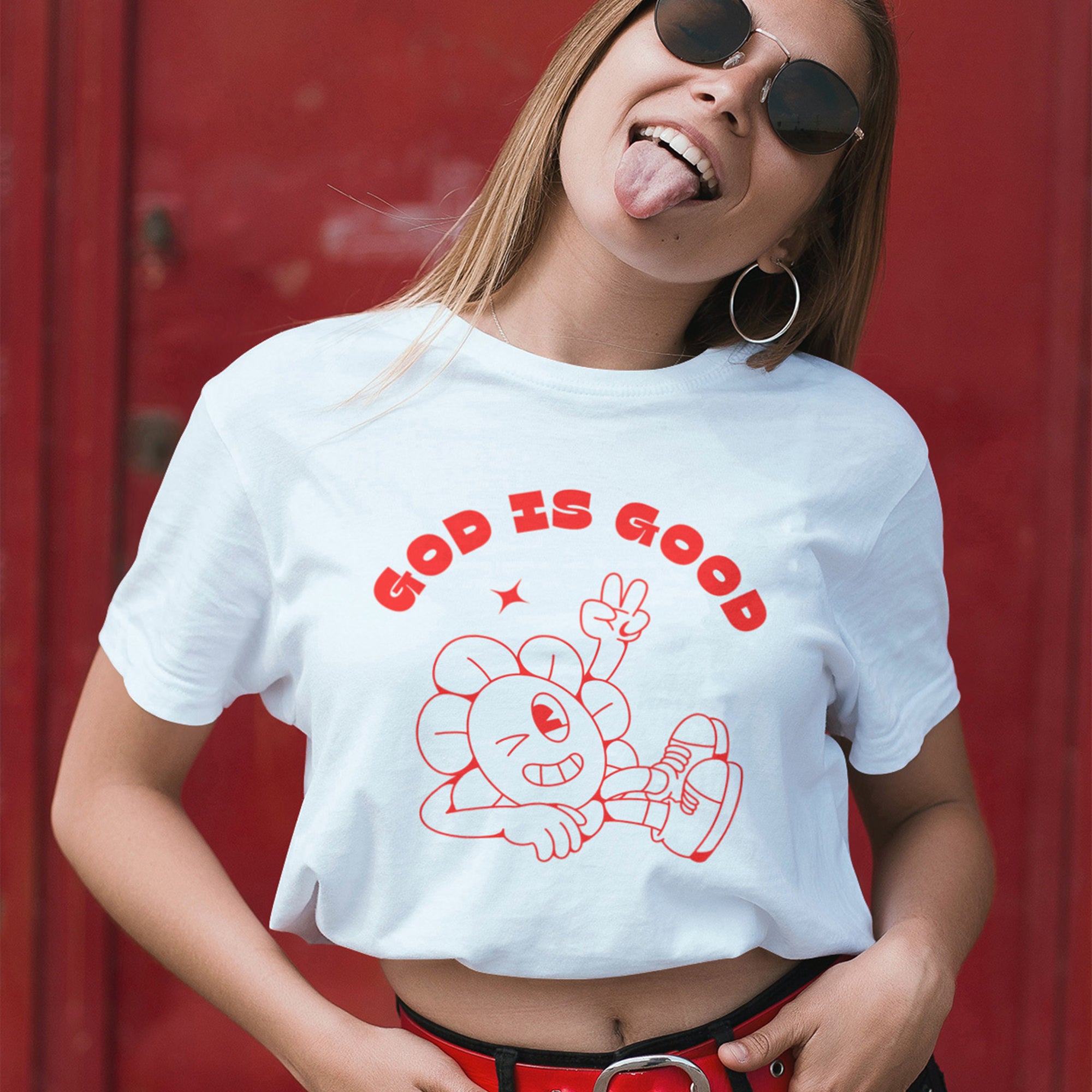 T-Shirt - God Is Good Red